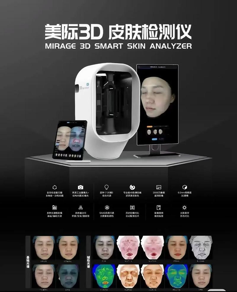 美际3D皮肤检测仪 独库独系，精准探肤，开启肌肤奥秘的专业钥匙